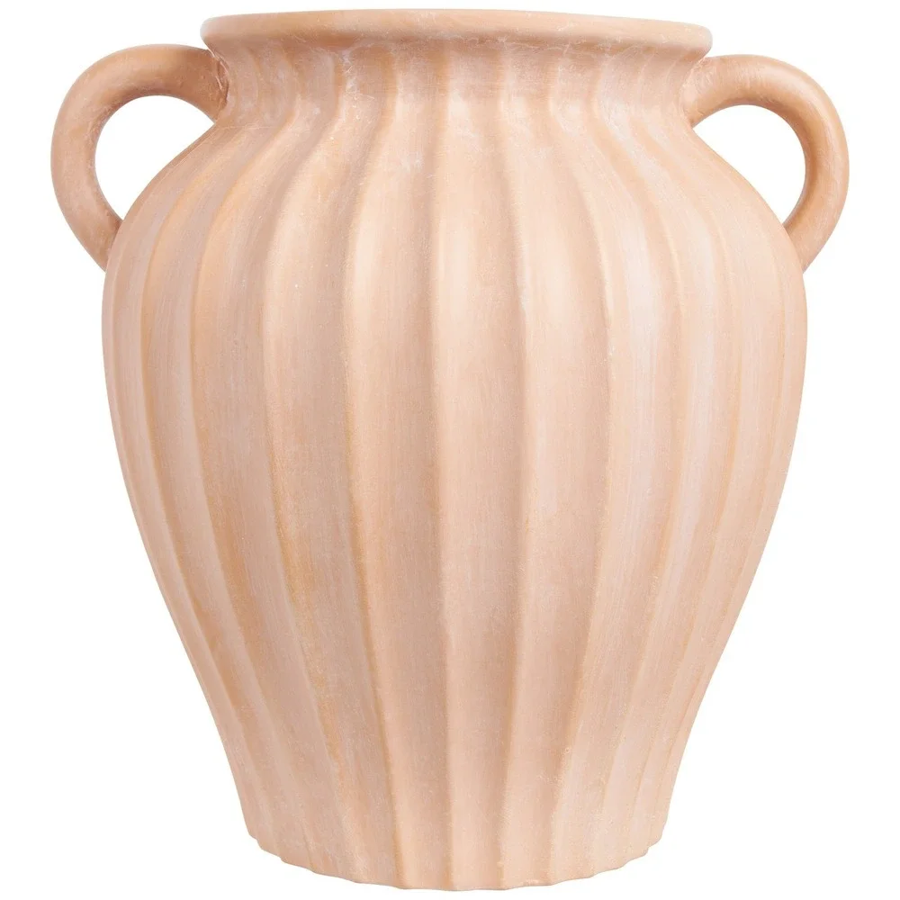 My‎ Texas House Large Terra Cotta Vase, 8in, Orange - Fall 2025, New in Box